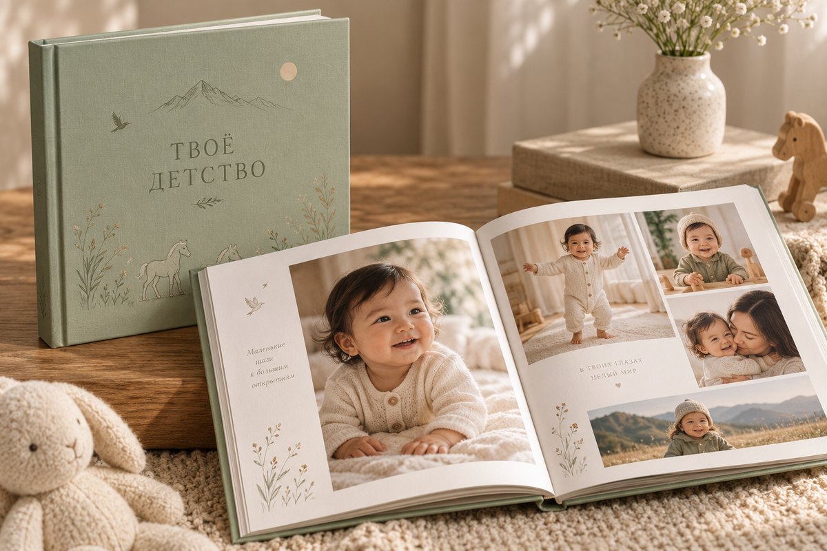 Детская фотокнига «Твоё детство»